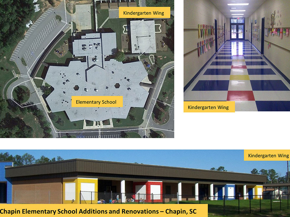*Chapin Elementary School – Renovations and New Kindergarten Building (*Staff Experience with Other Firms)